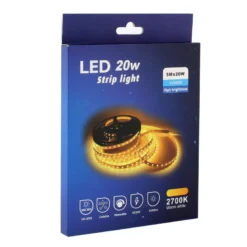 Tira LED Monocolor SMD2835, DC24V, 5m (180Led/m), 80W, IP20