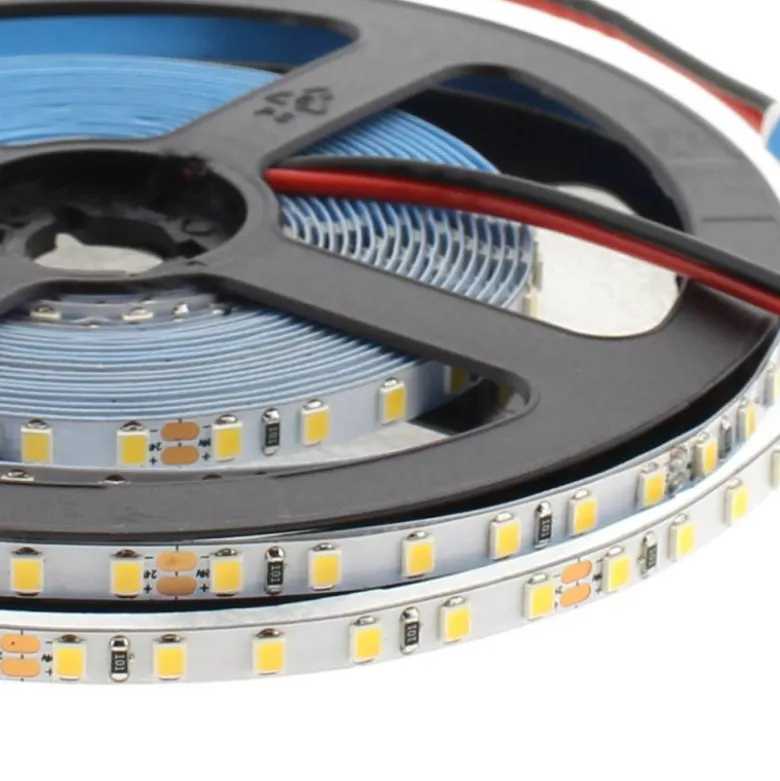 Tira LED Monocolor SMD2835, DC24V, 5m (120Led/m) PCB 5mm, 60W, CRI 90 - IP20