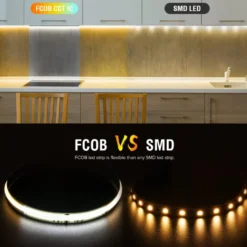 Tira LED Monocolor SPI WS2811 COB, DC24V, 5m (360Led/m), 55W, IP20