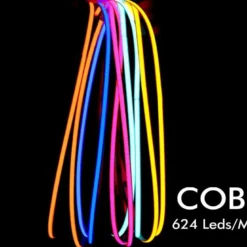 Tira LED RGB COB, DC24V, 5m (768Led/m), 75W, IP20