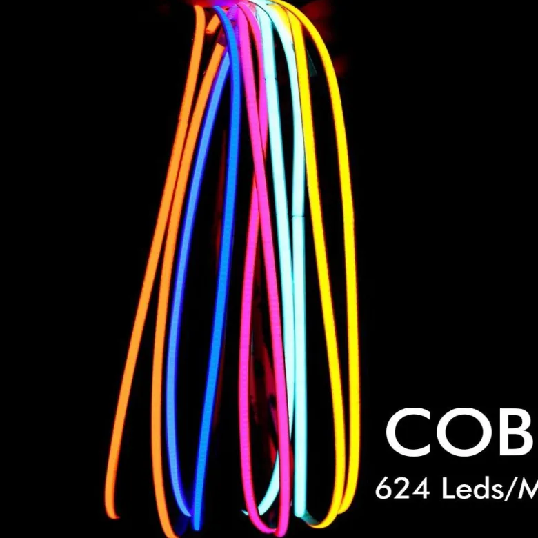 Tira LED RGB COB, DC24V, 5m (768Led/m), 75W, IP20
