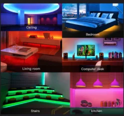Tira LED RGB COB, DC24V, 5m (768Led/m), 75W, IP20