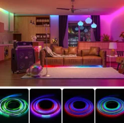 Tira LED RGB SPI WS2811 COB, DC24V, 5m (720Led/m), 95W, IP20