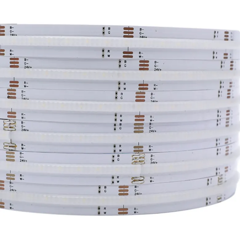 Tira LED RGB+W COB, DC24V, 5m (784Led/m), 100W, IP20