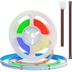 Tira LED RGB+W COB, DC24V, 5m (784Led/m), 100W, IP20