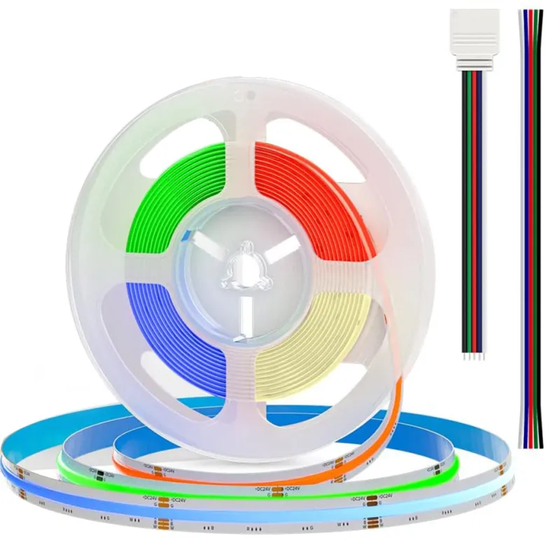 Tira LED RGB+W COB, DC24V, 5m (784Led/m), 100W, IP20