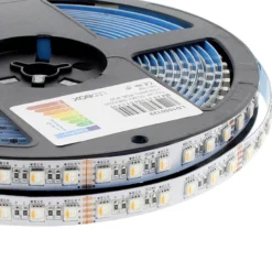 Tira LED SAMSUNG SMD5050, RGB+W, DC24V, 5m (84Led/m 4 en 1) - IP20