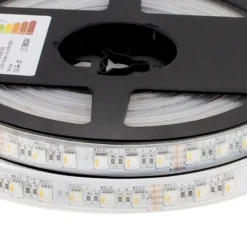 Tira LED SAMSUNG SMD5050, RGB+W, DC24V, 5m (84Led/m 4 en 1) - IP67