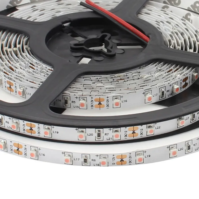 Tira LED SMD3528, DC12V, 5m (60 Led/m), ROSA - IP20