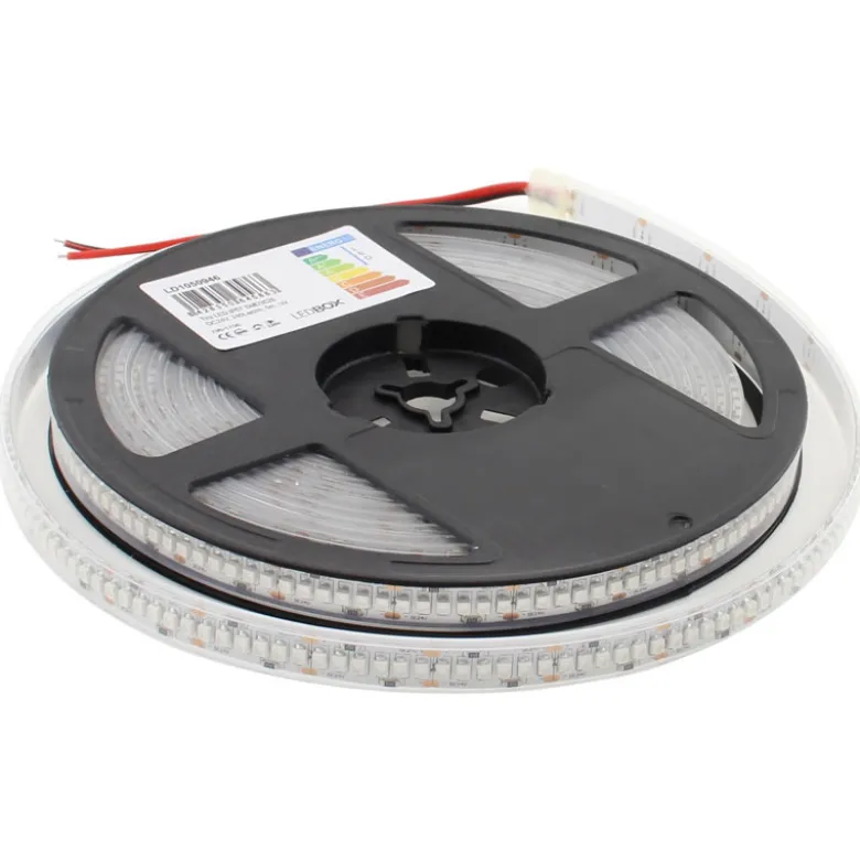 Tira LED UV Ultravioleta SMD3528, DC24V, 5m (240 Led/m) - IP67