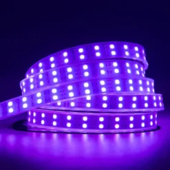 Tira LED UV Ultravioleta SMD5050, DC24V, 5m (120 Led/m) - IP20