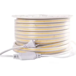 Tira LED 220V COB, 288Led/m, 10W/m, carrete 50 metros con conectores rápidos, 50cm corte