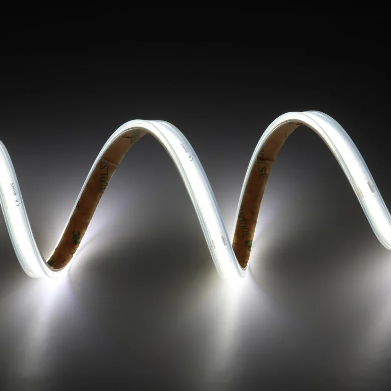 Tira LED 220V COB, 560Led/m, 16W/m, 10cm corte, 1 metro. Regulable Triac. Silicona