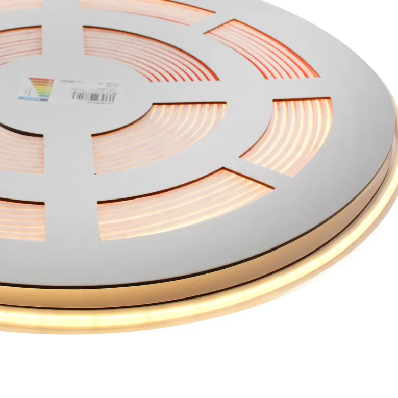 Tira LED 220V COB 4*10mm, 288Led/m, 10W/m, Triac regulable, corte 5cm, 50 metros. Silicona