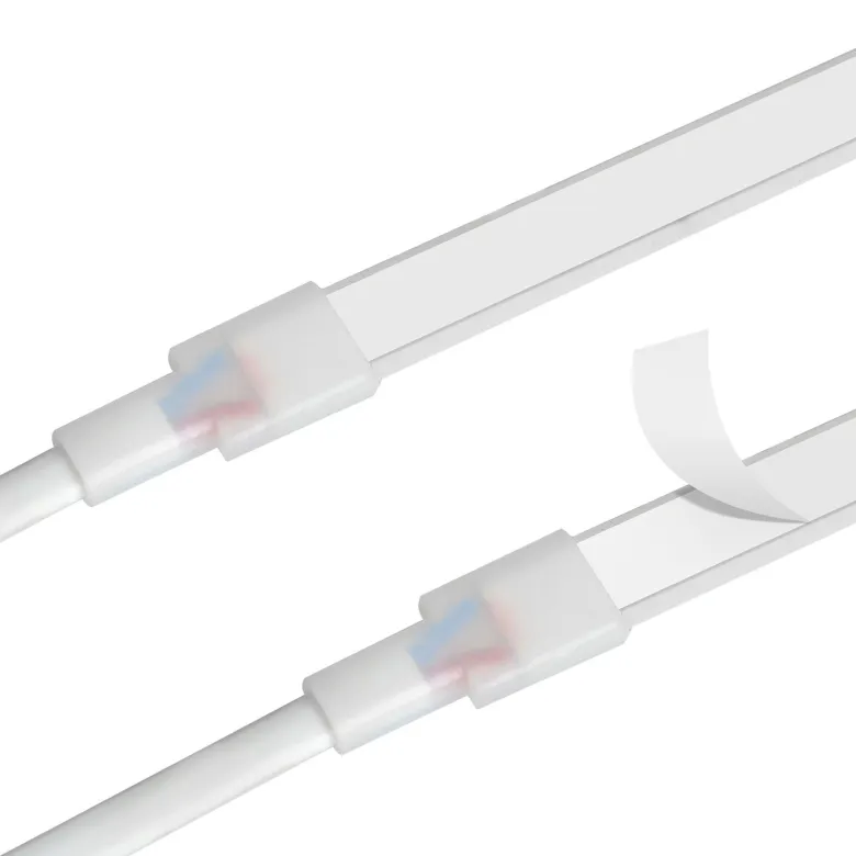 Tira LED 220V Slim COB, 288Led/m, 12W/m, Triac regulable, corte 5cm, carrete 50 metros. Silicona