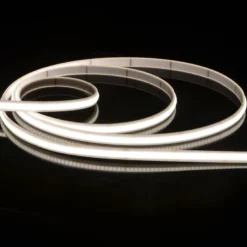 Tira LED 220V Slim COB, 288Led/m, 12W/m, Triac regulable, corte 5cm, carrete 50 metros. Silicona