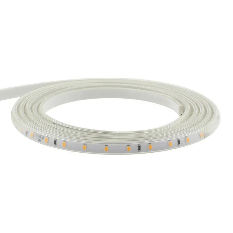 Tira LED 220V SMD2835, 60Led/m, 1 metro con conectores rápidos, 20cm corte