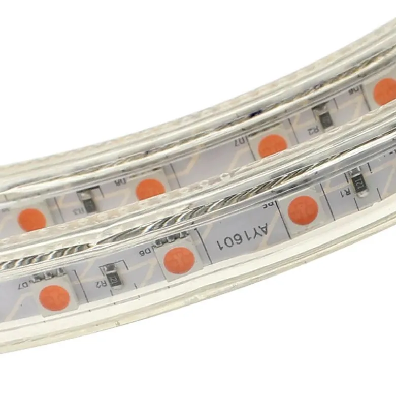 Tira LED 220V SMD5050, 60Led/m, 14,4W, 1 metro, PINK