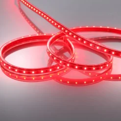 Tira LED 220V SMD2835, 120Led/m, 10W/m, PCB color, 1 metro con conectores rápidos
