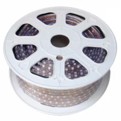 Tira LED 220V SMD 5050, 120Led/m, 14,4W/m, RGB, 2 filas, carrete 50 metros, 18.5mm