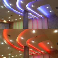 Tira LED 220V SMD5050, 120Led/m, 14,4W/m, RGB, 2 filas, 1 metro