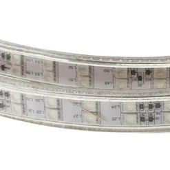 Tira LED 220V SMD5050, 120Led/m, 14,4W/m, RGB, 2 filas, 1 metro