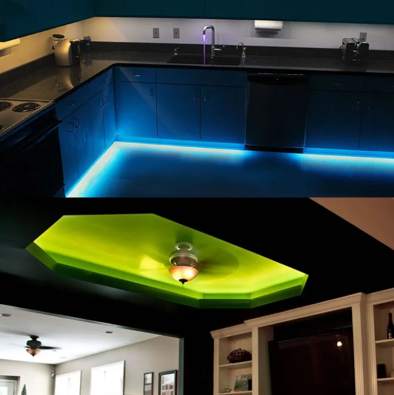Tira LED 220V SMD5050, 120Led/m, 14,4W/m, RGB, 2 filas, 1 metro