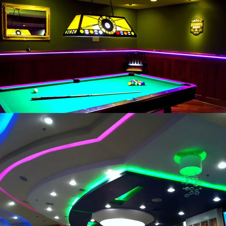 Tira LED 220V SMD5050, 120Led/m, 14,4W/m, RGB, 2 filas, 1 metro