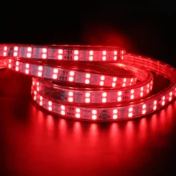 Tira LED 220V SMD5050, 120Led/m, 14,4W/m, RGB, 2 filas, 1 metro