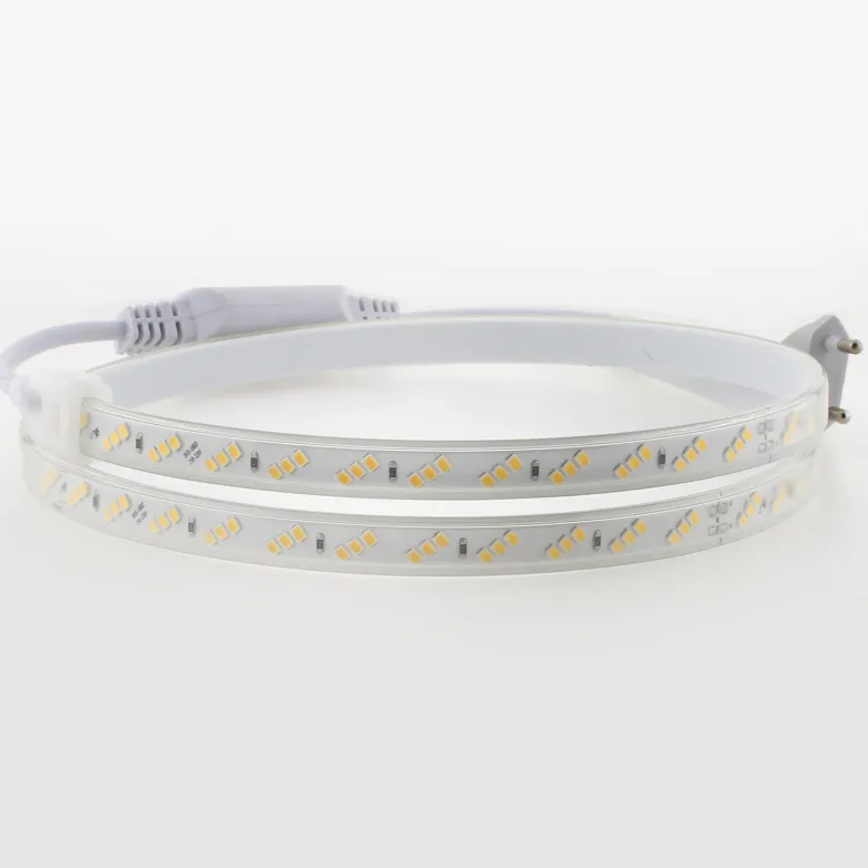 Tira LED 220V SMD2835, 180Led/m, 10W/m, Triac regulable, corte 20cm, 1 metro