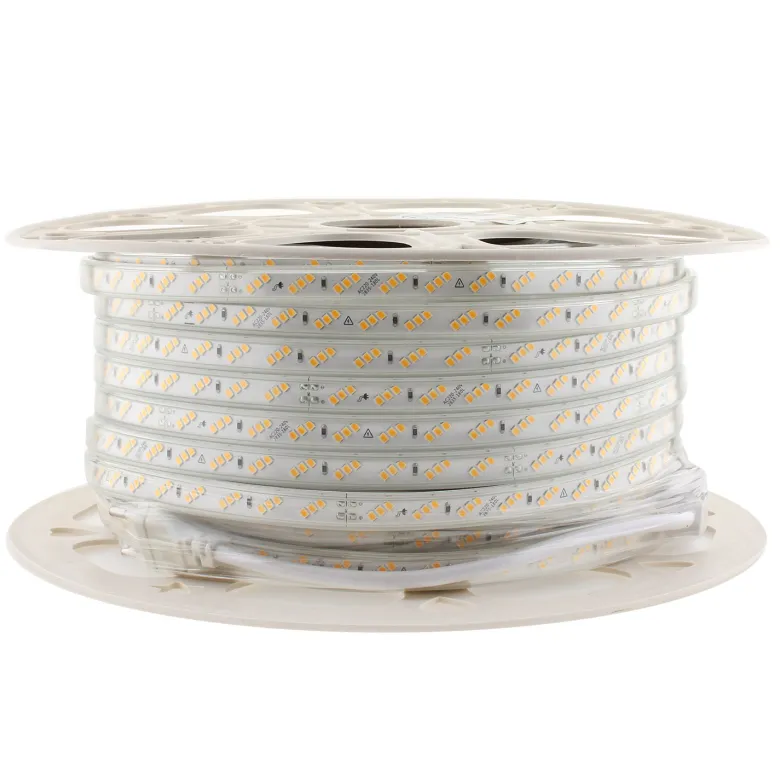 Tira LED 220V SMD2835, 180Led/m, 10W/m, Triac regulable, corte 20cm, 1 metro