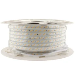 Tira LED 220V SMD2835, 180Led/m, 10W/m, Triac regulable, corte 20cm, carrete 50 metros