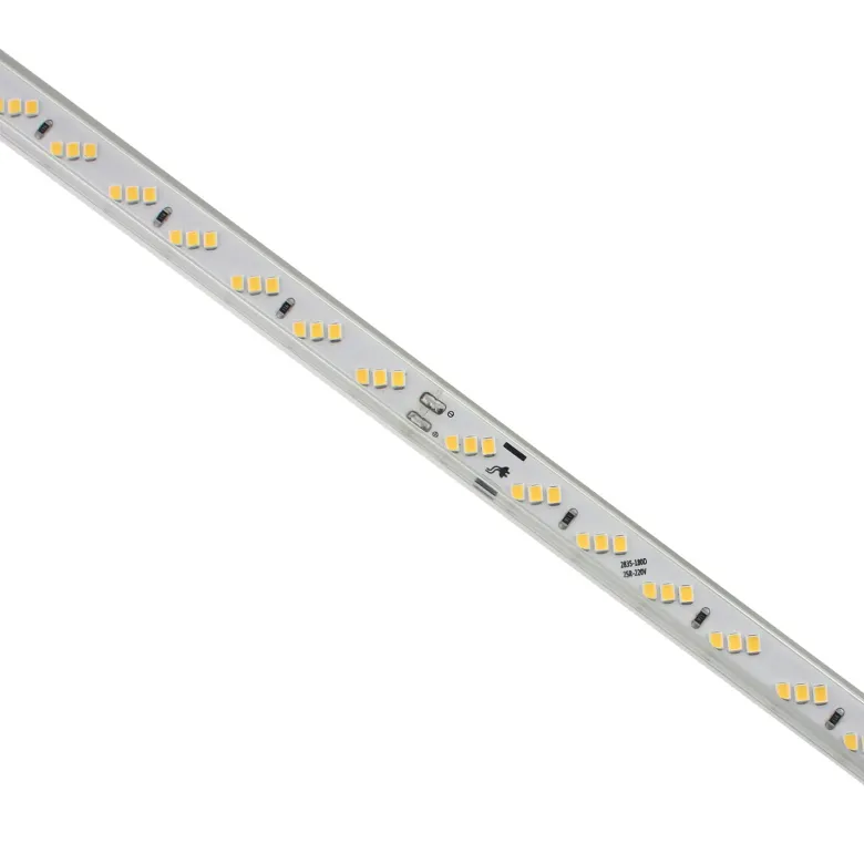 Tira LED 220V SMD2835, 180Led/m, 10W/m, Triac regulable, corte 20cm, carrete 50 metros