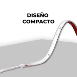 Tira LED 220V Super Slim SMD2835, 120Led/m, 8W/m, Triac regulable, corte 10cm, carrete 50 metros, Silicona