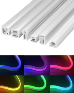 Tubo de silicona NEON Flex redondo 22mm, 1 metro