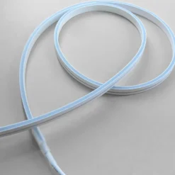 Tubo de silicona para tiras LED, 6x12mm, 1 metro