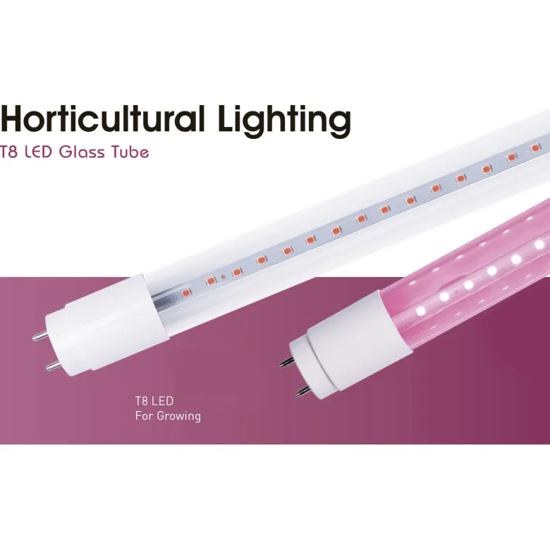 Tubo LED T8 18W, 120cm, PLANT GROW Full Spectrum, Crecimiento de plantas, IP65