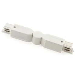 Unión articulada carril trifásico, blanco