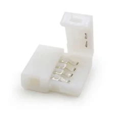 Unión / conector rígido Pin Click para tiras LED RGB 4 pin