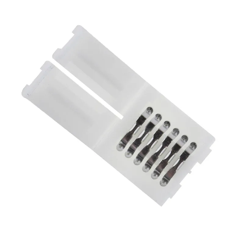 Unión / conector rígido Pin Click para tiras LED RGB+CCT 6 pin