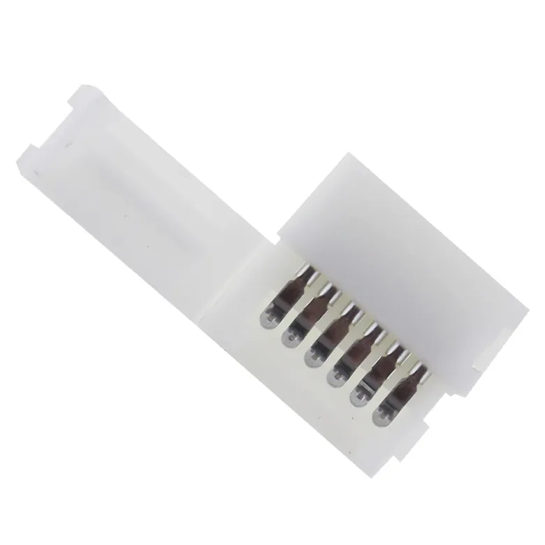 Unión / conector rígido Pin Click para tiras LED RGB+CCT 6 pin