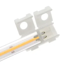 Unión intermedia tira led 220V COB,13x6mm, con conectores rápidos