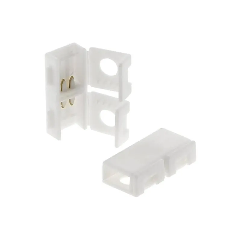 Unión intermedia tira led 220V COB,13x6mm, con conectores rápidos