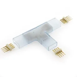 Unión intermedia T tira led 220V SMD5050 RGB - 18.5mm